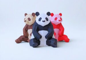 Puzzle 3D Panda — Tamaño Pequeño