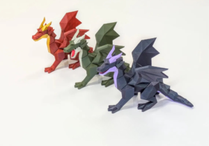Puzzle 3D Dragon — tamaño pequeño