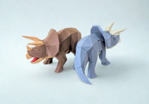 Puzzle 3D Tricerátops — Tamaño Pequeño