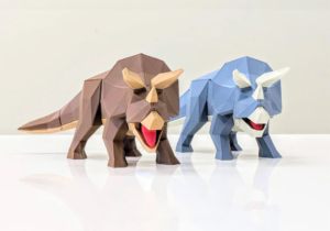 Puzzle 3D Tricerátops — Tamaño Grande